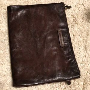NWT Frye boots laptop iPad travel leather bag